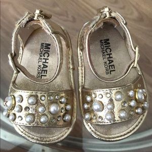 Michael kors baby sandals